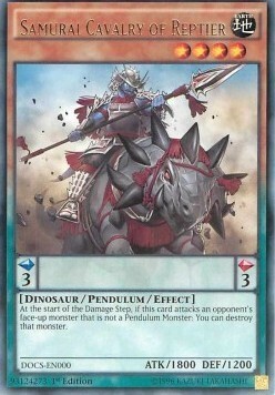 Samurai Cavalry of Reptier Card Front