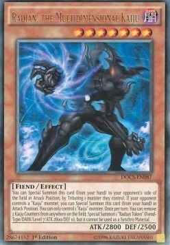 Radian, the Multidimensional Kaiju Card Front