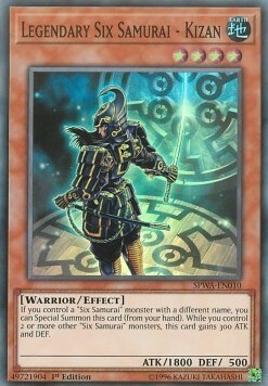 Legendary Six Samurai - Kizan Card Front