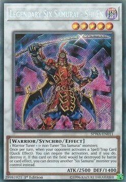 Legendary Six Samurai - Shi En Card Front