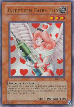 Injection Fairy Lily Card Front