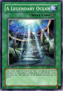 A Legendary Ocean Card Front