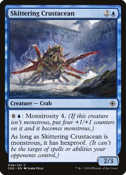 Skittering Crustacean Card Front