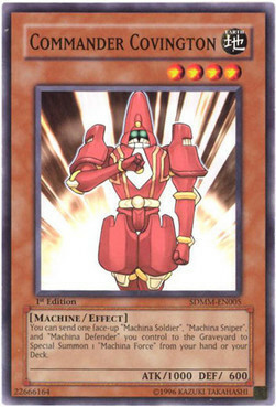 Commander Covington Card Front