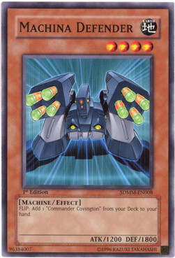 Machina Defender Card Front