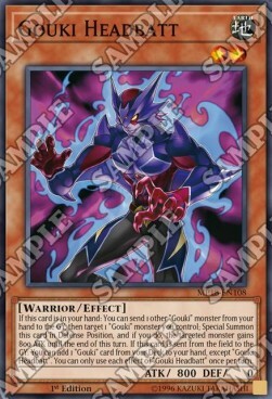 Gouki Headbatt Card Front