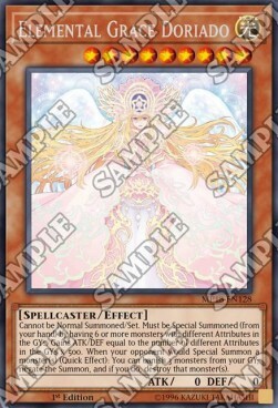 Elemental Grace Doriado Card Front