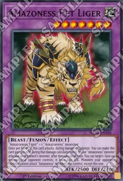 Amazoness Pet Liger Card Front