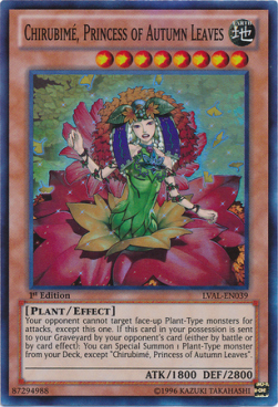 Chirubimé, Princess of Autumn Leaves Card Front