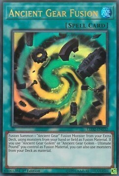 Ancient Gear Fusion Card Front