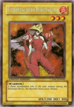 Elemental HERO Burstinatrix Card Front