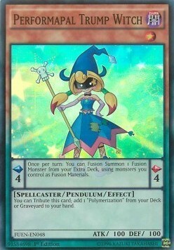 Performapal Trump Witch Card Front