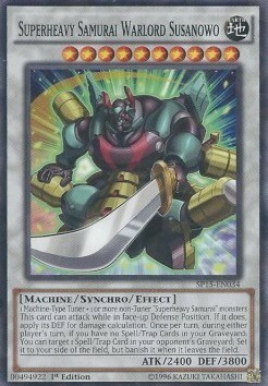 Superheavy Samurai Warlord Susanowo Card Front