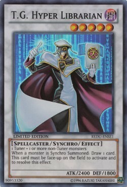 T.G. Hyper Librarian Card Front