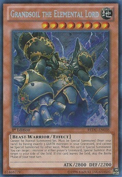 Grandsoil the Elemental Lord Card Front