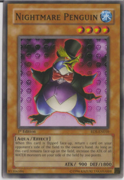 Nightmare Penguin Card Front