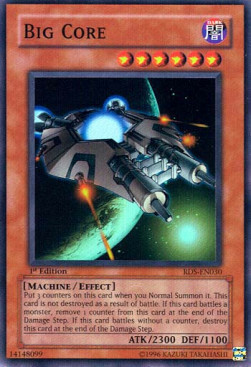 B.E.S. Big Core Card Front