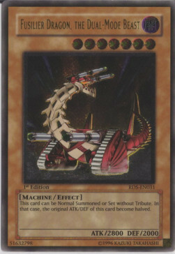 Fusilier Dragon, the Dual-Mode Beast Card Front