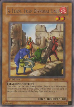 A-Team: Trap Disposal Unit Card Front