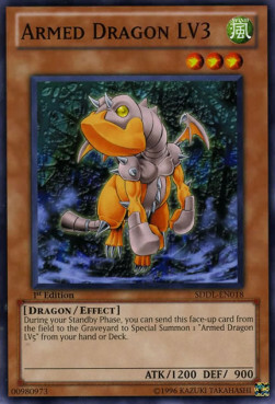 Armed Dragon LV3 Card Front