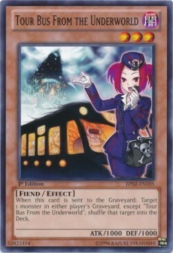 Tour Bus From the Underworld Card Front