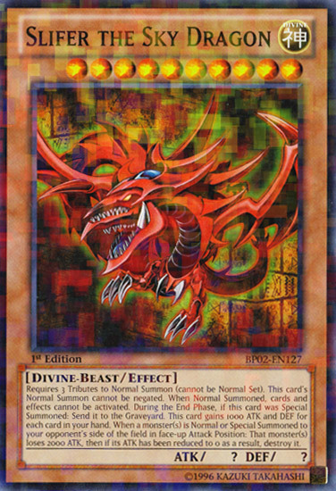 Slifer the Sky Dragon Card Front