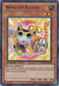 Wind-Up Kitten Card Front