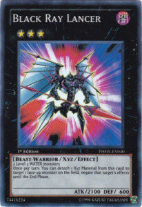 Black Ray Lancer Card Front