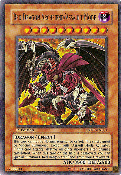 Red Dragon Archfiend/Assault Mode Card Front