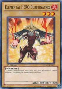 Elemental HERO Burstinatrix Card Front