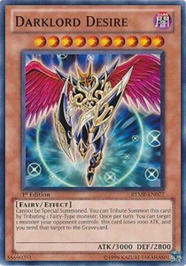 Darklord Desire Card Front