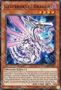 Silverrokket Dragon Card Front