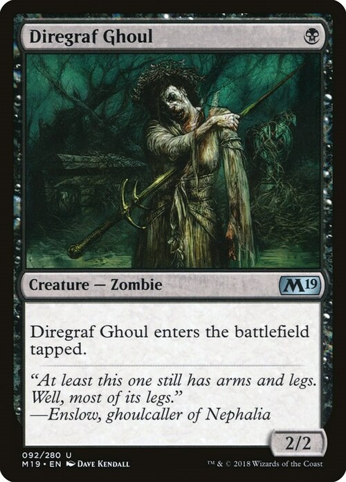 Diregraf Ghoul Card Front