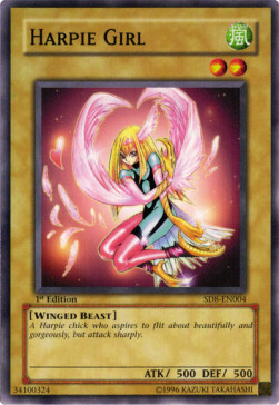 Harpie Girl Card Front