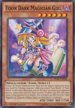 Toon Dark Magician Girl Card Front