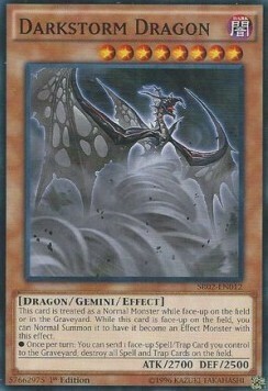 Darkstorm Dragon Card Front