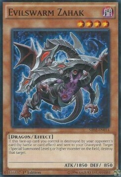 Evilswarm Zahak Card Front