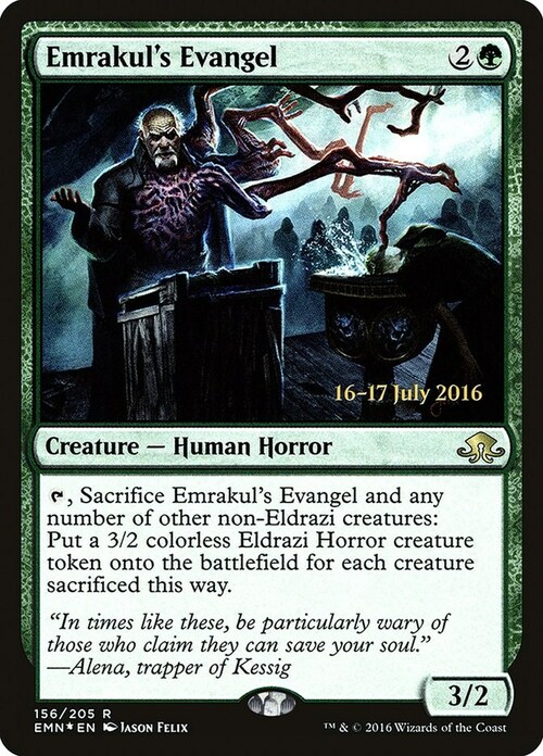 Emrakul's Evangel Card Front