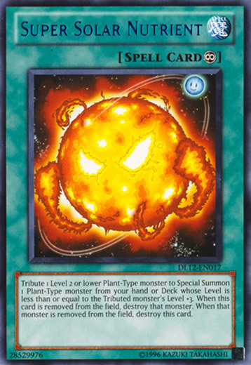 Super Solar Nutrient Card Front