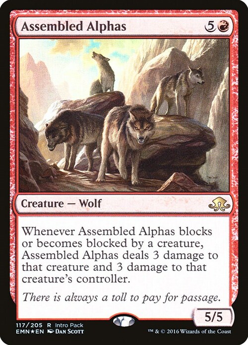 Assembled Alphas Card Front