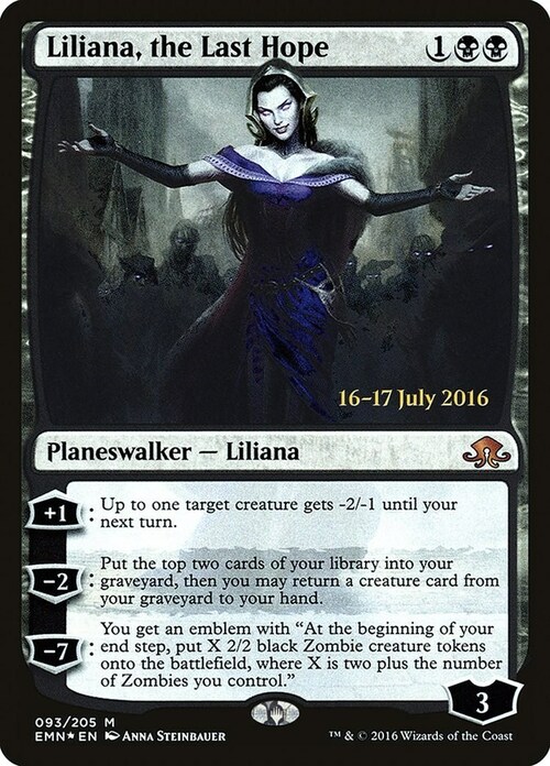 Liliana, the Last Hope Card Front