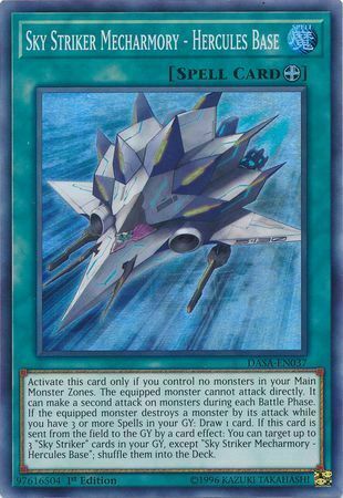 Sky Striker Mecharmory - Hercules Base Card Front