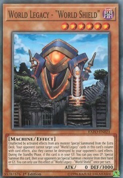 World Legacy - "World Shield" Card Front