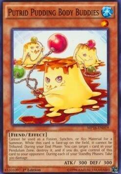 Putrid Pudding Body Buddies Card Front