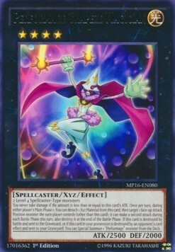 Performage Trapeze Magician Card Front