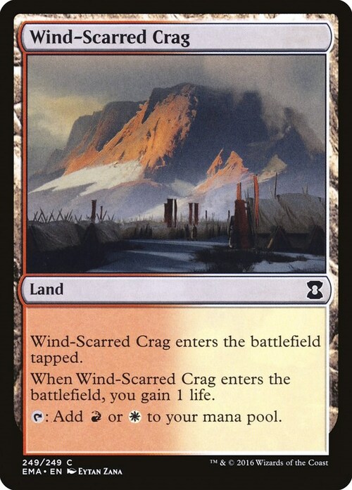 Wind-Scarred Crag Card Front