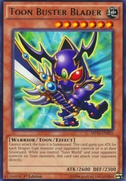 Toon Buster Blader Card Front