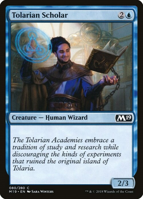 Tolarian Scholar Card Front