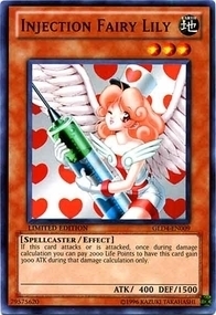 Injection Fairy Lily Card Front