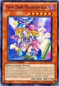 Ragazza Maga Nera Toon Card Front